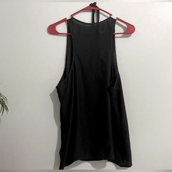 SOLD ON ANOTHER SITE ~ Express black shirt with tie back size large - Picture 4 of 4